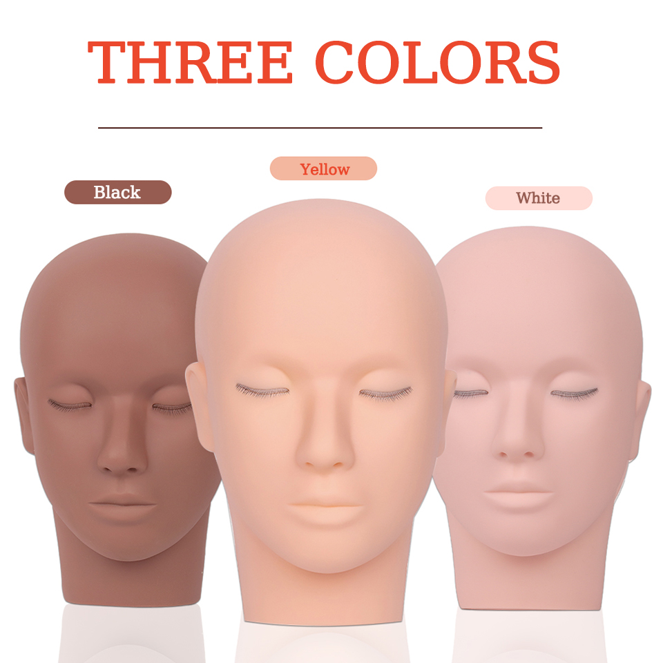 Beauty Makeup Academy - Eyelash Extension Graft Mannequin Training Head
