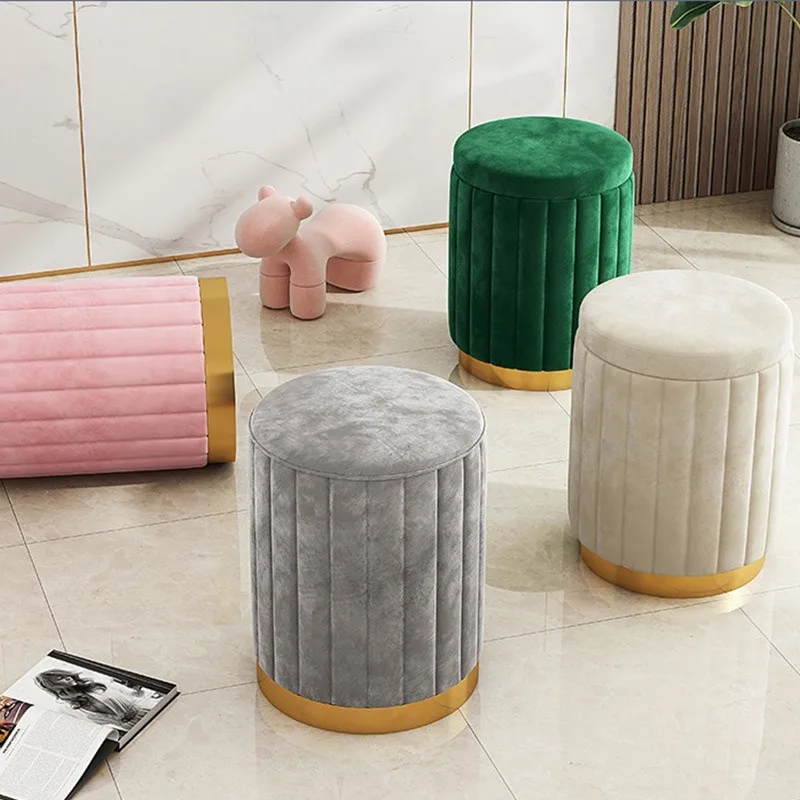 Beauty Makeup Stores - Can store beauty manicure stool solid