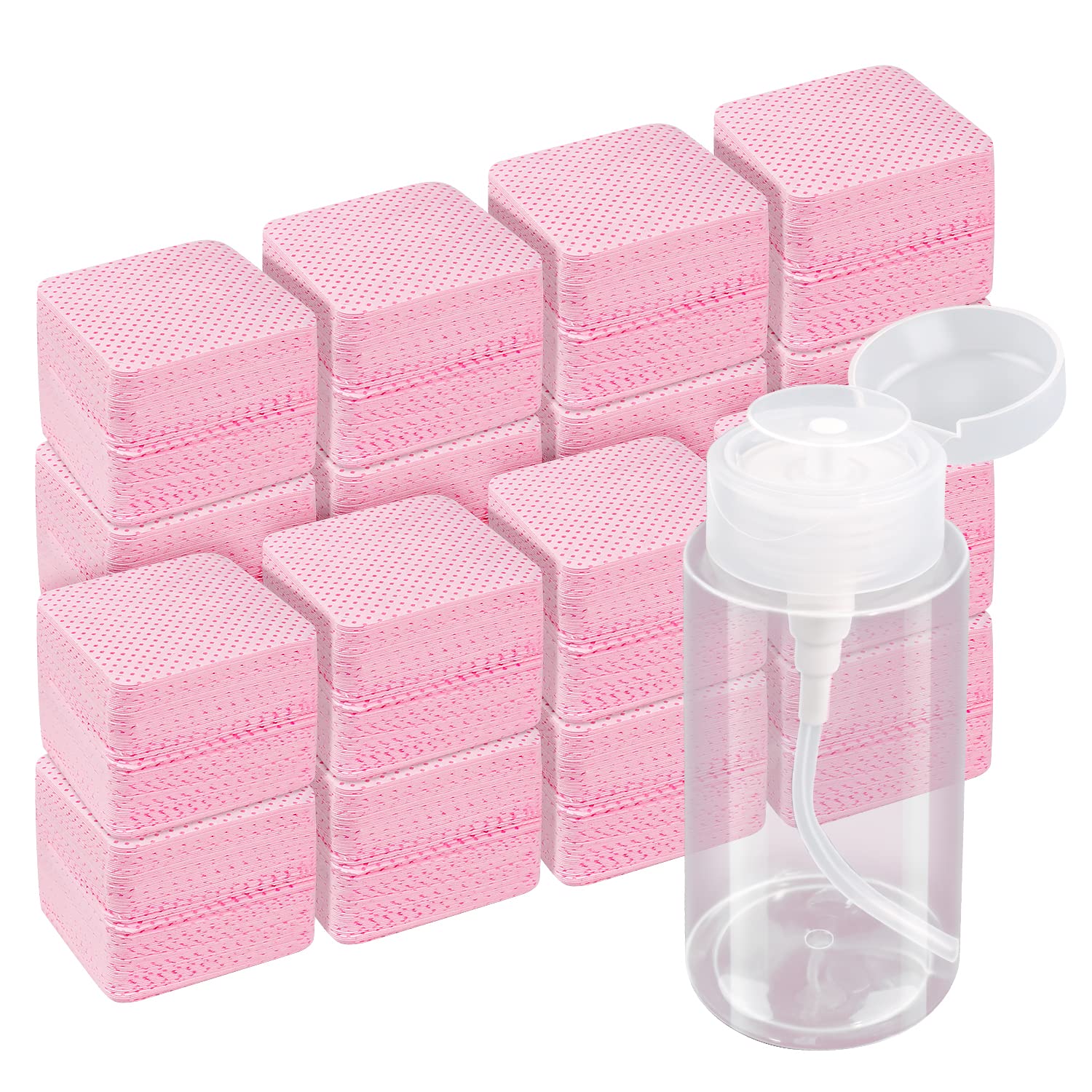 Gel Nail Polish - 20/600Pcs Lint Free Nail Wipes Non-Woven