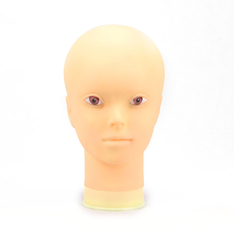 Beauty Makeup Stores - Soft Bald Wig Practice Mannequin Head