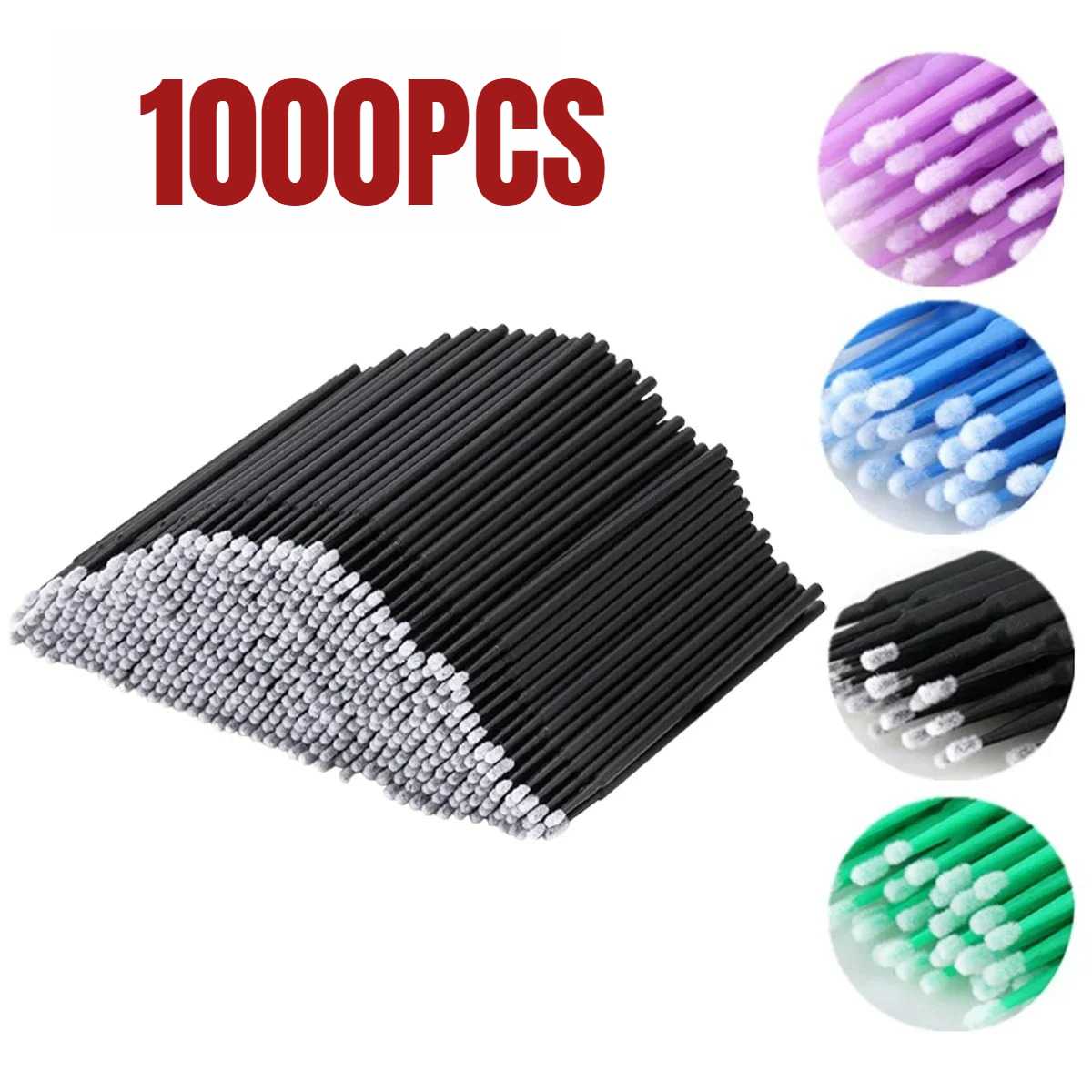 1000/500PCS Eyelash Cleaning B - đánh giá và giá Beauty Of Makeup