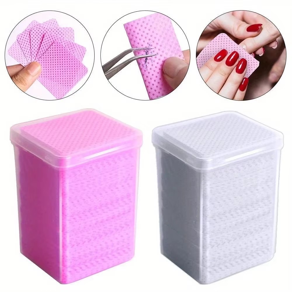 200Pcs Pink Lint-Free Nail Pol - đánh giá và giá Gel Nail Polish