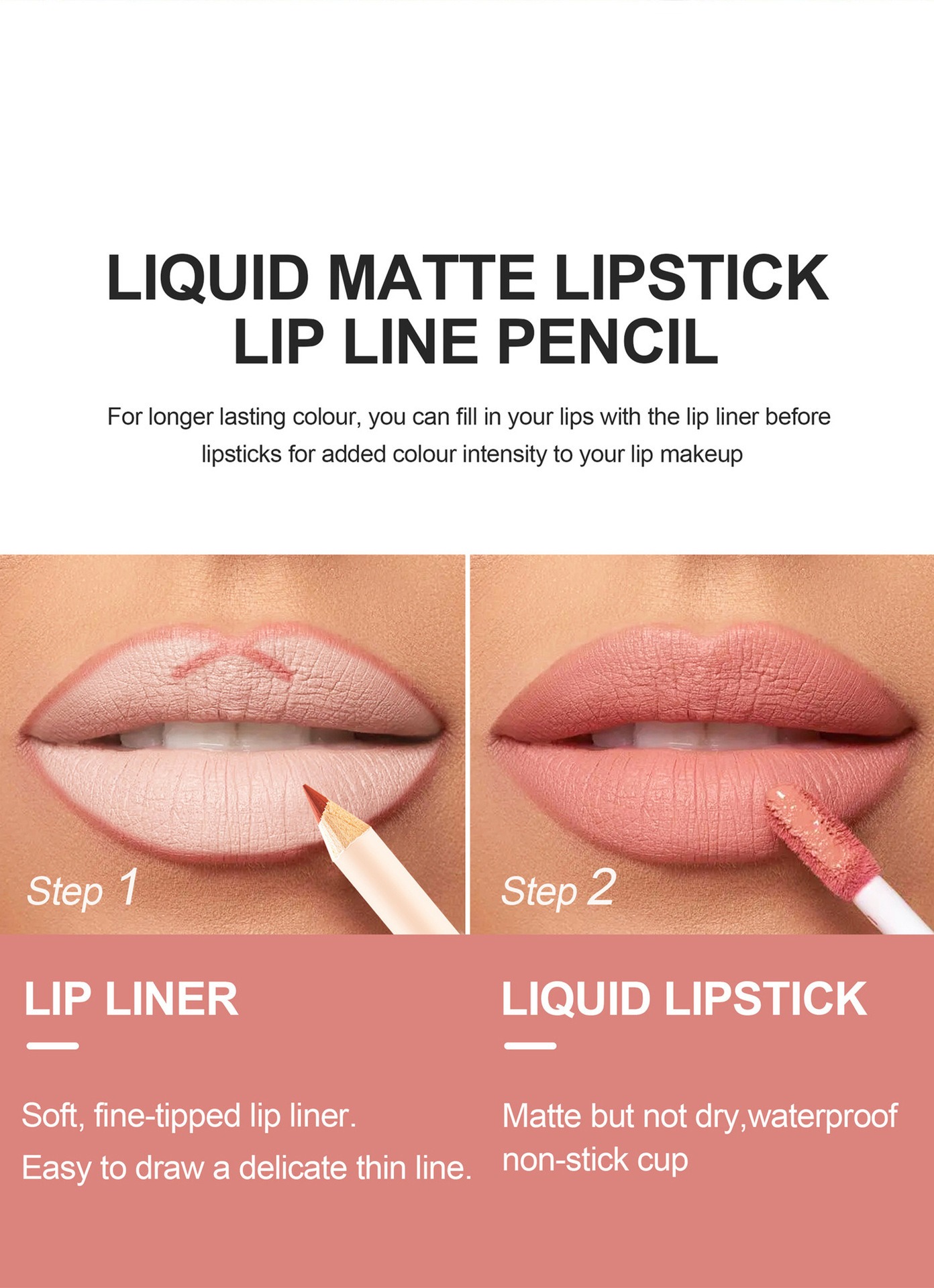 12 Color Lip Liner and Lipstic - đánh giá và giá Beauty Makeup Stores