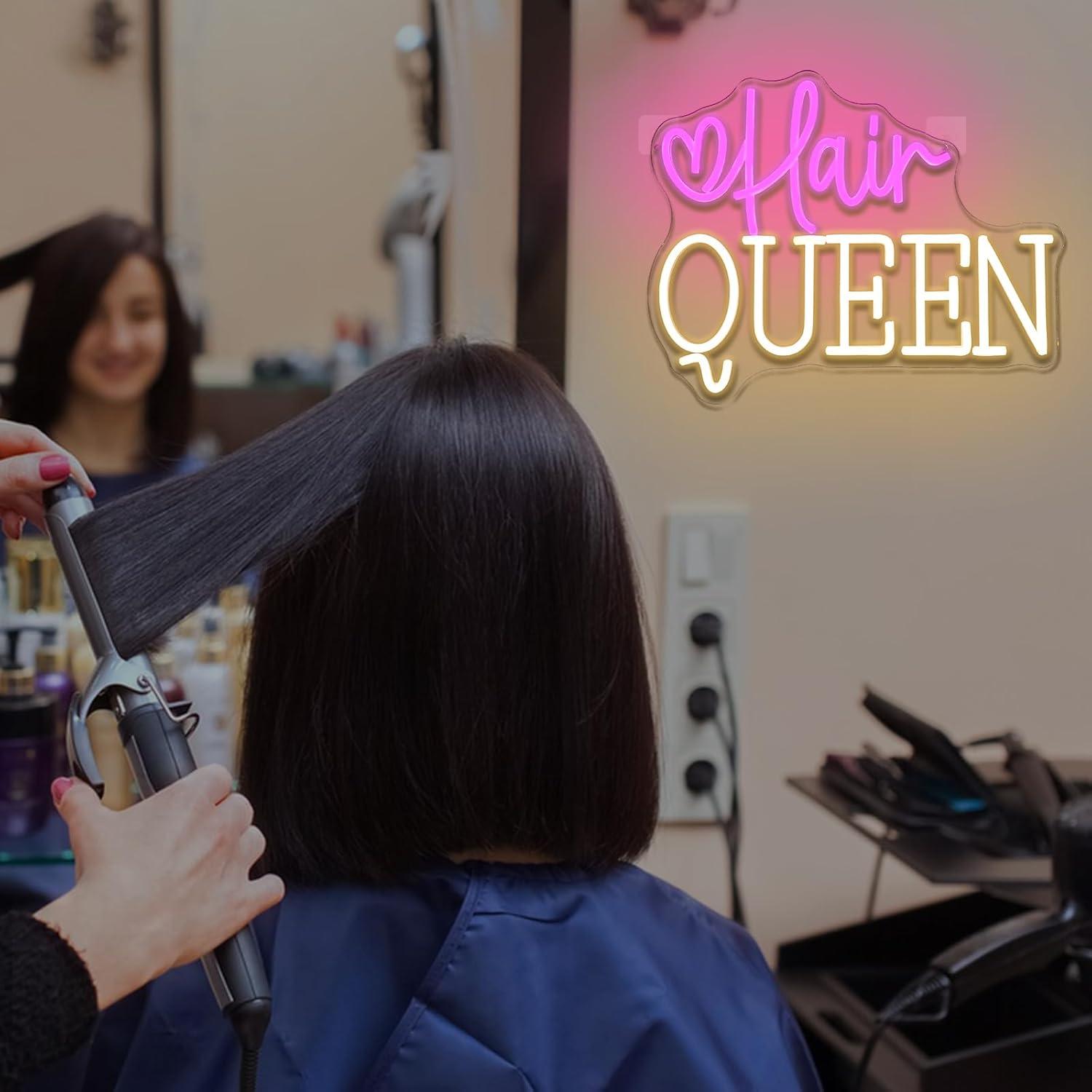 Hair Queen Neon Sign Dimmable  - đánh giá và giá Beauty Makeup Stores