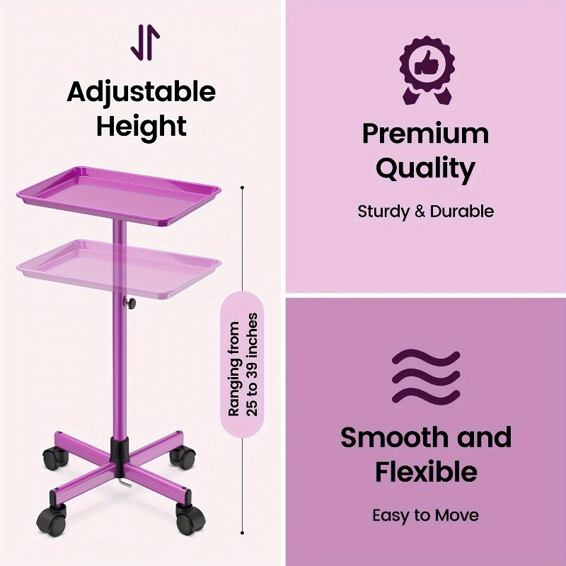 Aluminum Beauty Rolling Cart w - đánh giá và giá Beauty Makeup Stores