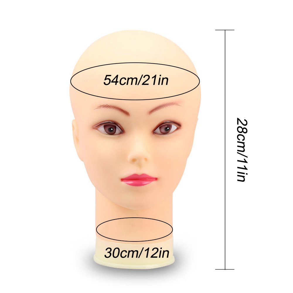 Soft Bald Wig Practice Mannequ - đánh giá và giá Beauty Makeup Stores