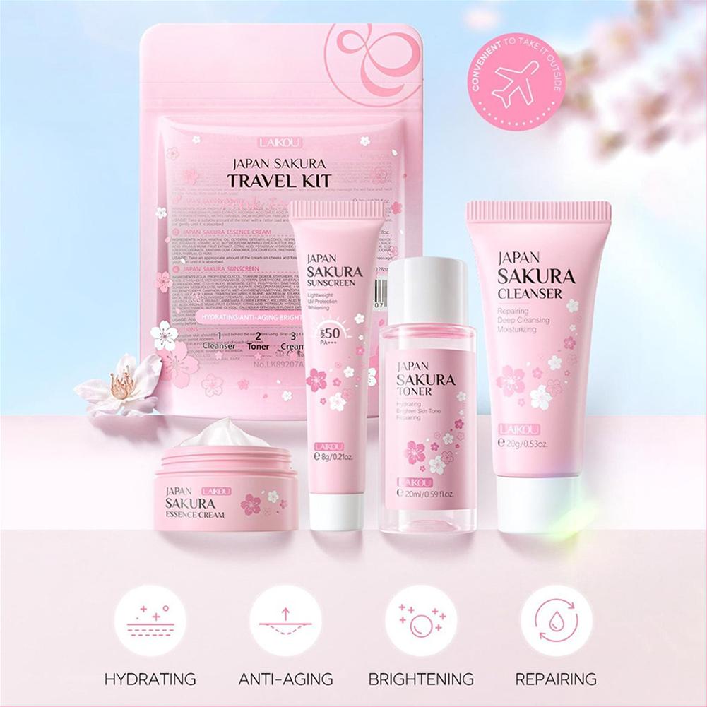 Sakura Skin Care Set facial Cl - đánh giá và giá Beauty Of Makeup